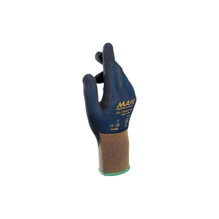 Mapa Gloves C/O Rcp MAPA Ultrane 500 Grip & Proof Nitrile Palm Coated Gloves, Lt Weight, 1 Pair, Size 9, 500419 500419